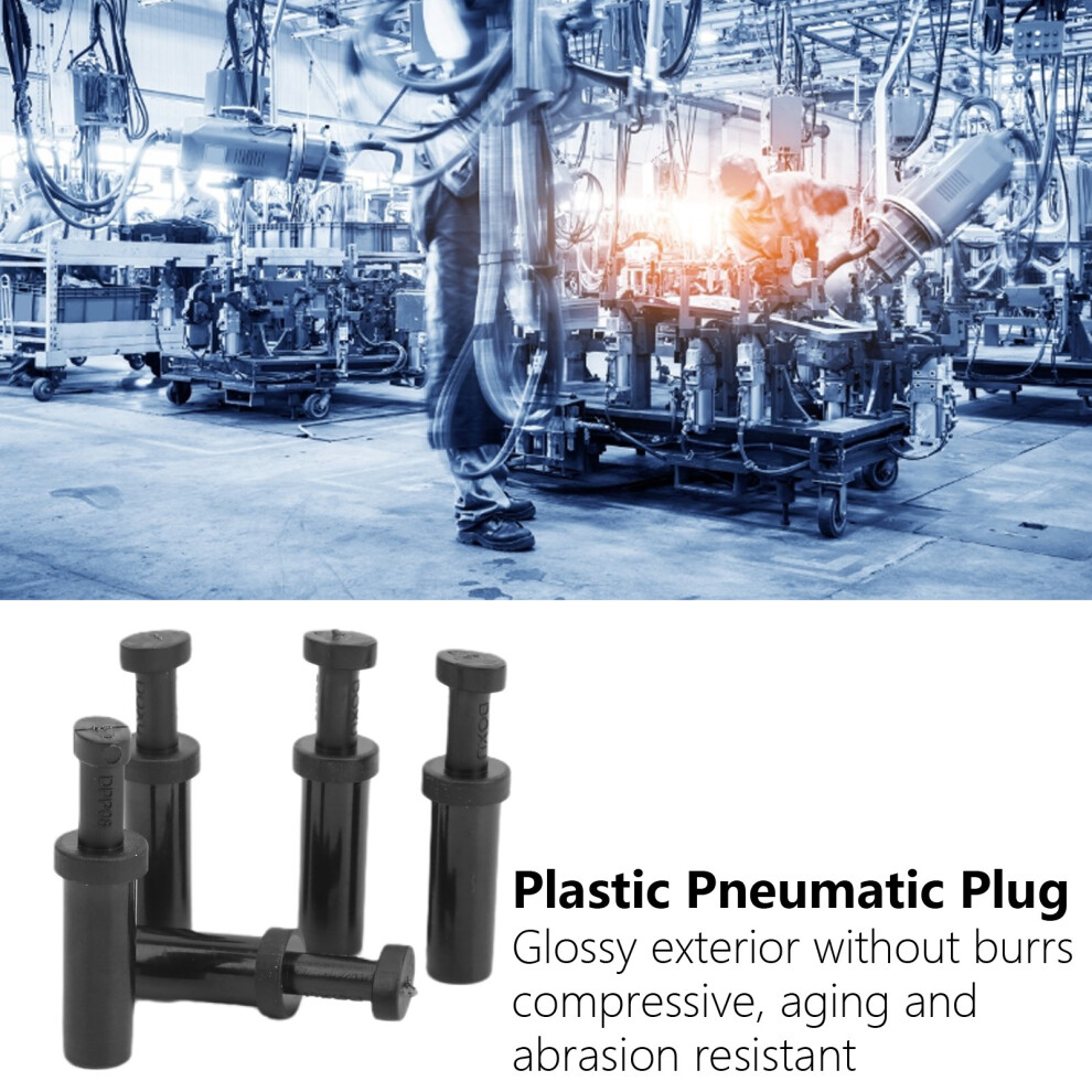 100Pcs Push-to-Connect Plug 8mm