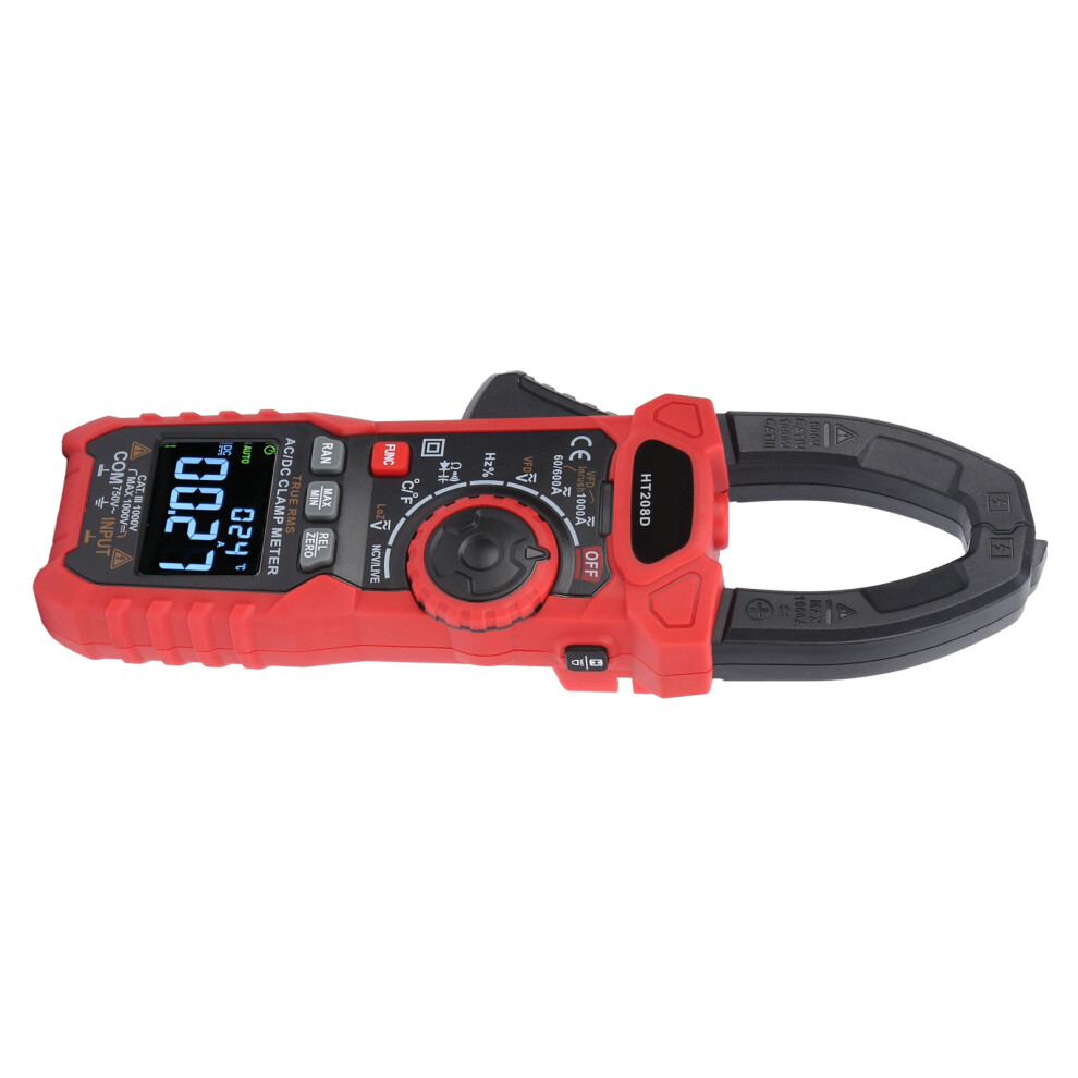 HT208D 6000 Count Multimeter Clamp Meter AC/DC