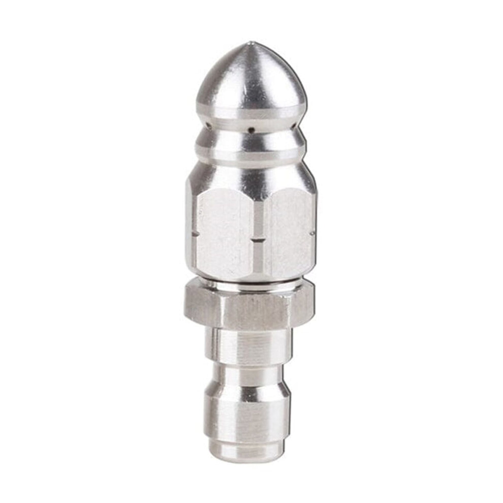 4 Packs High Pressure Sewer Cleaning Nozzle Stainless Steel Pipe Unclogging Tool For Drain Augers Dredging Clogs Removal Plumbing Maintenance 9489952073804