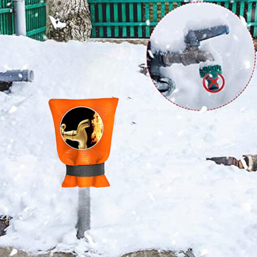 Couvercle de robinet extérieur isolé et réutilisable pour l'hiver 2