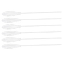 6Pcs Acrylic Sinking Floats Fishing Accessories, Transparent White 20g