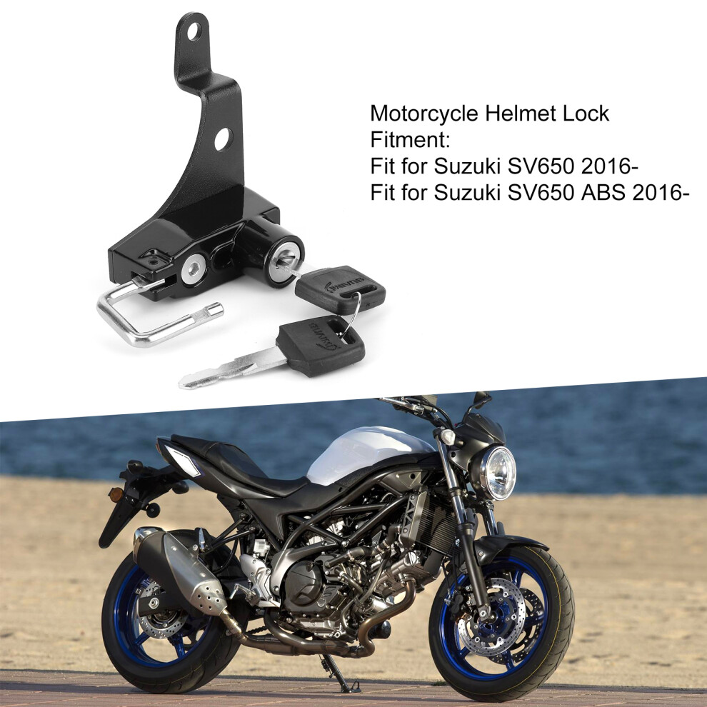 Durable Motorcycle Helmet Lock Sv650 7340572047687