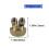 3/4inch to Double 1/4inch Hose Adapter Fitting Drip-2pcs 4