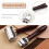 26mm+60mm Leather Press  Roller, Wooden Handle Leather Rolling  Roller, Seam Roller for Leather 5