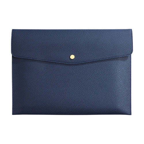 Leather Document Bag, Waterproof File Folder Envelope Case with Removable Hand Strap, Pouch for Documents Tablet Charger, Travel Office Organizer 1