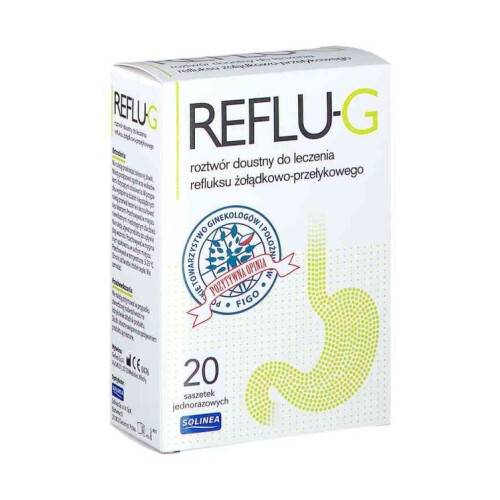 REFLU-G Sachets Acidity and Reflux - 20 Sachets 1