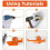 Backpack Blower and Sprayer Wall Rack Heavy Duty Metal-2 pack 2