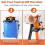 Backpack Blower and Sprayer Wall Rack Heavy Duty Metal-2 pack 7