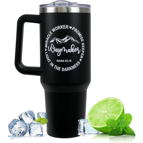 Christian Tumbler with Handle 40 oz 1
