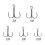 BE-TOOL 碳钢三钩钓鱼钩套装 2# 4# 6# 8# 10# 共50枚 5