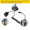 Handheld Microphone for Two-Way Radios, 6x4cm, Black, 1W 3