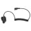 Handheld Microphone for Two-Way Radios, 6x4cm, Black, 1W 16
