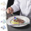 Rose Gold Titanium-Coated Cutlery Set Fork Spoon Chopsticks 7