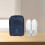 Faltbare Reisetasche mit Schuhorganizer, Marineblau 5