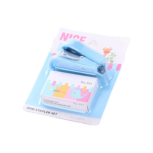 BE-TOOL Mini Staplers Staple Set Manual Stapler for 20 Sheets Papers Office Desktop Stapler 1