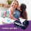 Couverture violette d'anniversaire 127 cm x 152 cm 2