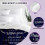 Couverture violette d'anniversaire 127 cm x 152 cm 5