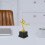 Plastic Golden Trophy for Competition Awards Ceremony 1 Pack 6