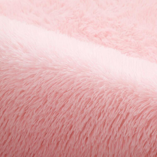 Μαλακά χαλιά Shaggy Pink ορθογώνια 31" x 63" αφράτα, υδροαπορροφητικά, αντιολισθητικά, 1