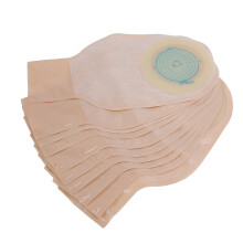 10pcs Disposable One-Piece Ostomy Colostomy Bags with Mesh Material