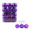 Julgranskulor Splittersäkra 24-pack 1,5 tum Glitter 2
