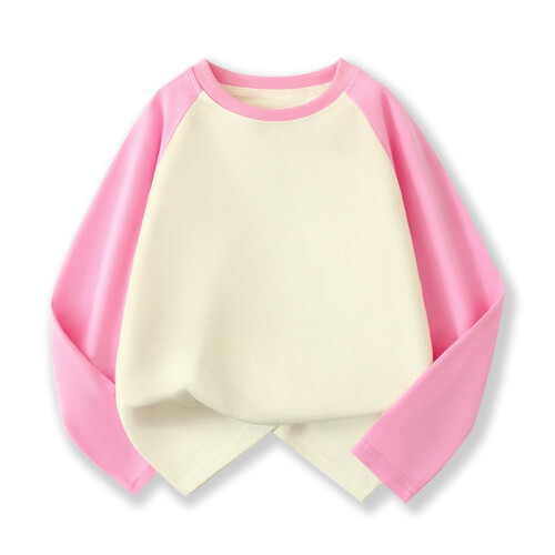 Φούτερ Raglan για νήπια, μονόχρωμο ροζ 4-5 ετών 1