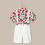 Boy Easter Semi-Formal Outfit Red Short Sleeve Button Down 2