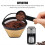 Seebee Stainless Steel Reusable Size 4 Cone Shape Permanent Filter Coffee Ba 2