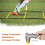 Agility-Leiter mit 12 Sprossen, 6 Meter lang, inklusive Tragetasche 7