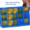 Ice Maker Tray with Lid 15-Cube Ice Storage Container 4