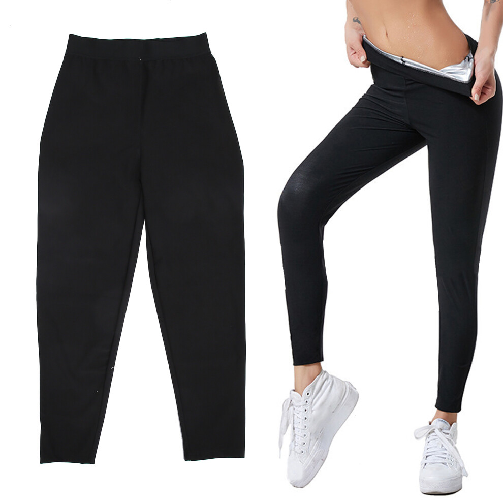 Women Neoprene Sauna Sweat Pants, Slimming Workout Leggings M/L/XL/2XL