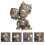 Supvox Messing-Dinosaurierstatue im Retro-Stil, dekoratives Ornament 3