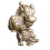 Supvox Messing-Dinosaurierstatue im Retro-Stil, dekoratives Ornament 4