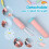Soft Beaded Skipping Rope, Adjustable Tangle-Free Segmented Fitness 5