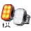 USB rechargeable bicycle light kit, waterproof front and rear lights, multiple modes, 1.5-hour charging, easy installation. 6