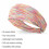 5-piece headband - soft, elastic, non-slip, and sweat-absorbent. 3