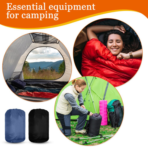 10 Pcs Bulk Waterproof Cold Weather Sleeping Bags 0 Degree with Compression Sack 1