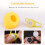 Rubber duck bicycle bell bicycle handlebar accessories decoration 5