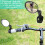 2pcs 360 Bicycle Rearview Mirror, Acrylic Convex Mirror, Shockproof 2