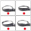 Bicycle rearview mirror, rotatable and adjustable, wide-angle, convex surface for shock absorption, universal design, suitable for bicycles. 3