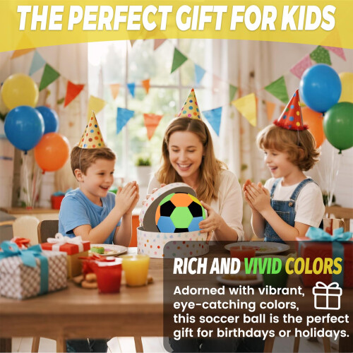 Size 4 soft cloth soccer ball, lightweight, suitable for indoor use. 2