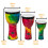 Nesting Djembe Set Pre-Tuned Rainbow World Rhythm 4