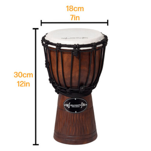 Djembe Drum 30cm Synthetic Head - World Rhythm 1
