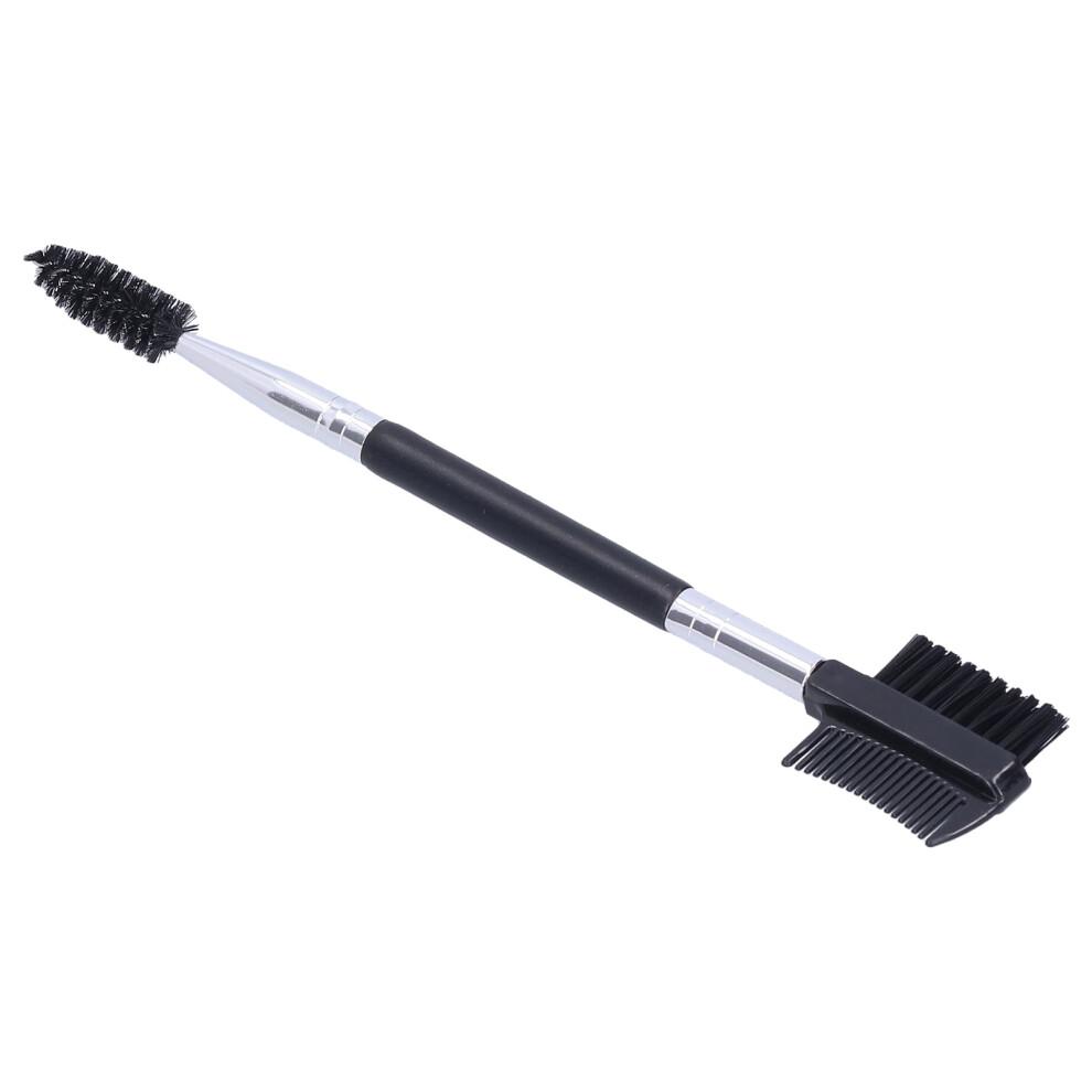 Gold Eyebrow & Eyelash Shaper Brush 1.8Cm Dual Head Comb Finish