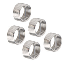 5Pcs SUS304 Threaded Bushing M22x2.5x1D for Aluminum & Plastic Repair