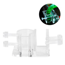 High Transparent Acrylic Water Pipe Fixation Clamp for Aquarium 26mm