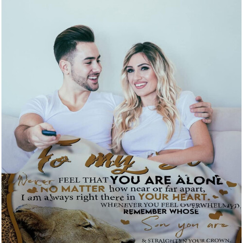 Romantic Throw Blanket for Wife Grey 130x150cm 2