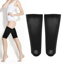 Women Thigh Sleeve Slimming Compression Wrap Black, 40-50cm