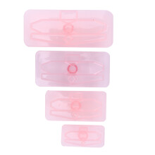 4Pcs Pink Bowknot Baking Molds - Cookie & Fondant Cake Decor