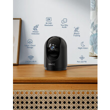GNCC Indoor Dog Pet Camera with APP 2K Home CCTV Security Camera Wifi